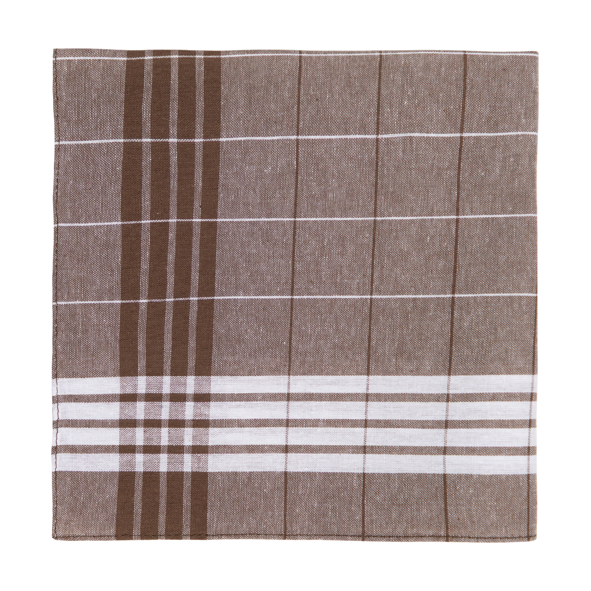 klassische Arbeitstaschentücher aus Baumwolle für Herren im 7er Set, sortiert in den Farben blau, braun & grün - Stuco - 