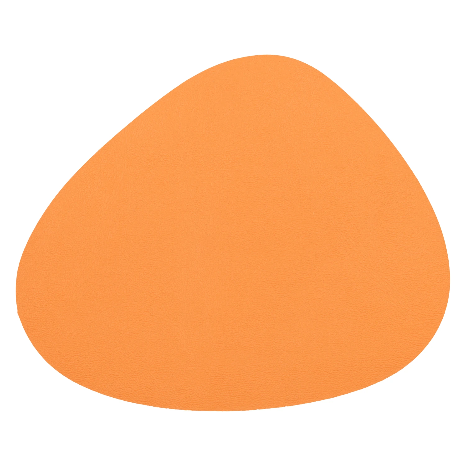 antibakterielles & hochwertiges Tischset "Acana" in Steinform mit textiler Struktur - Farbe orange