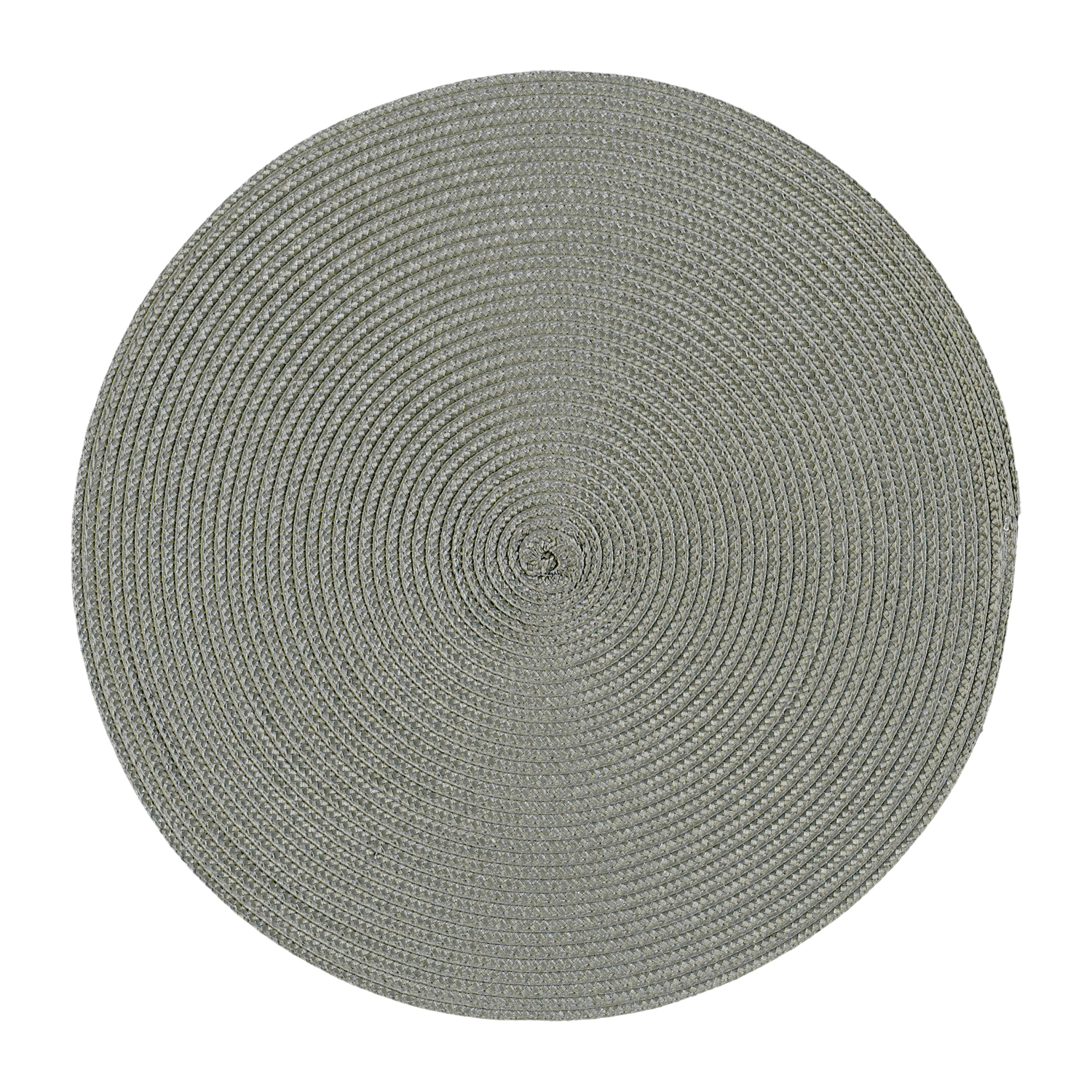 Tischset Polypro rund - Farbe grau