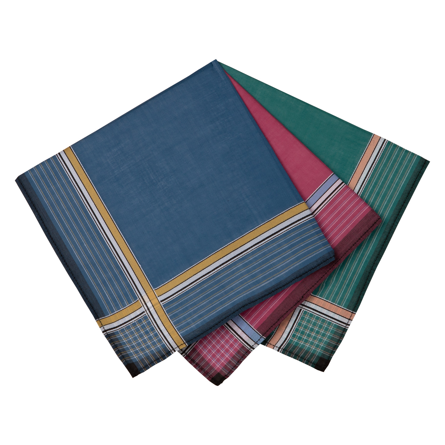 6 Stofftaschentücher für Damen - dunkel 6 Stofftaschentücher für Damen - dunkel