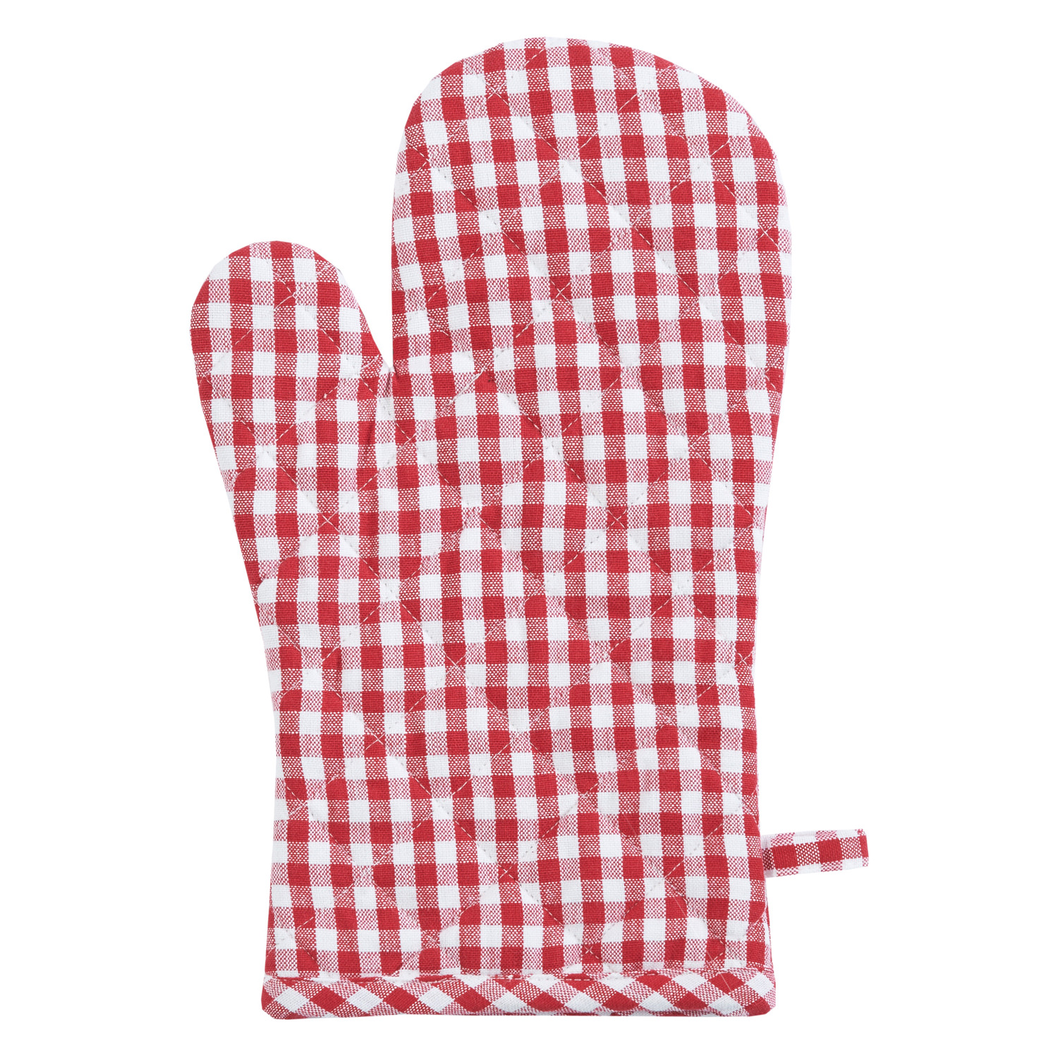 Ofenhandschuh (PSA) vichy - Farbe rot