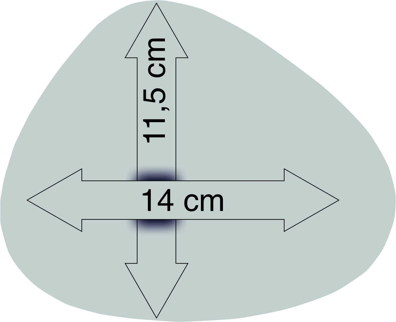 6er Pack antibakterielle Glasuntersetzer "Kaja Stone Shape" in moderner Steinform 