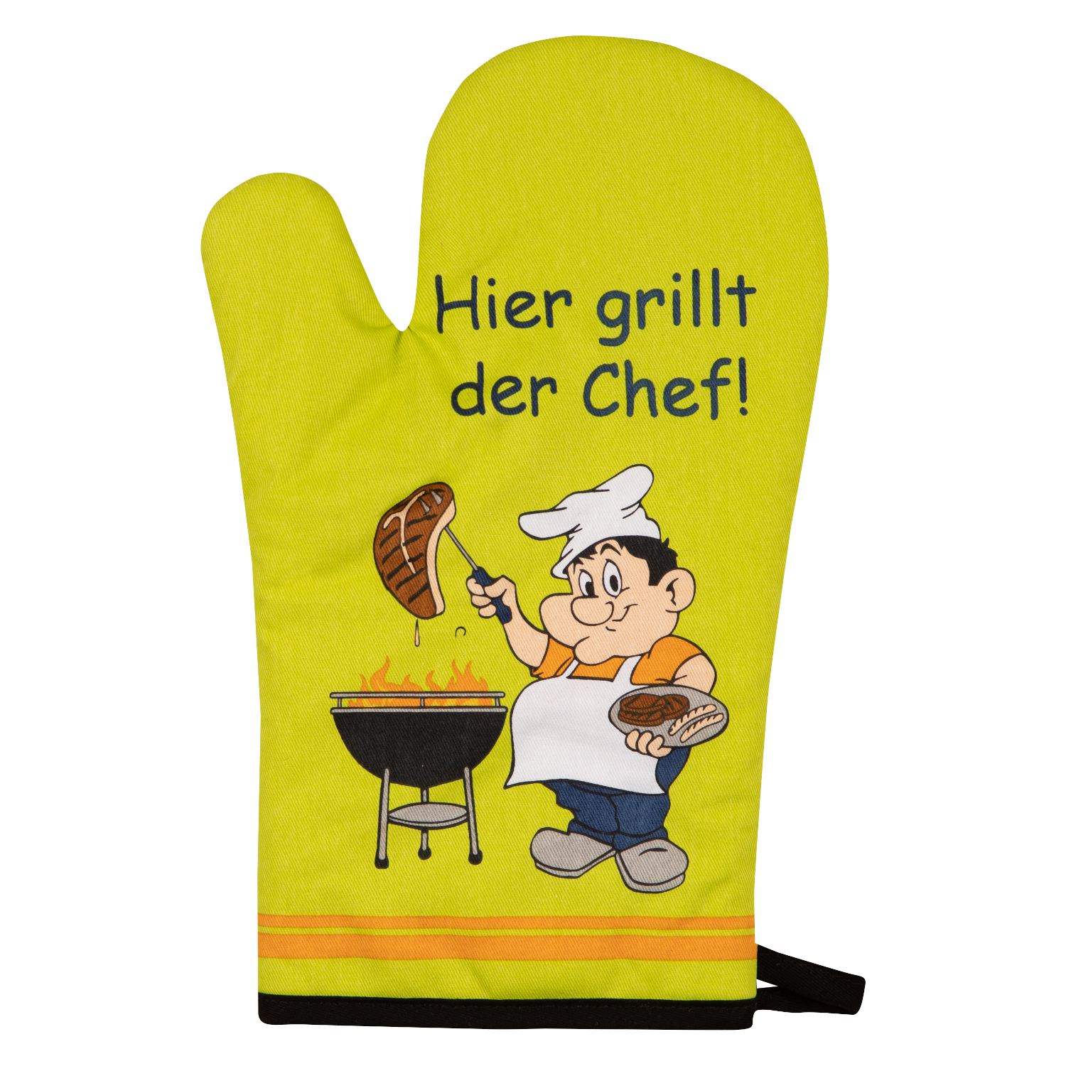 hitzebeständiger Grillhandschuh für Chefgriller, ca. 18x28 cm - Stuco - Ofenhandschuh (PSA)