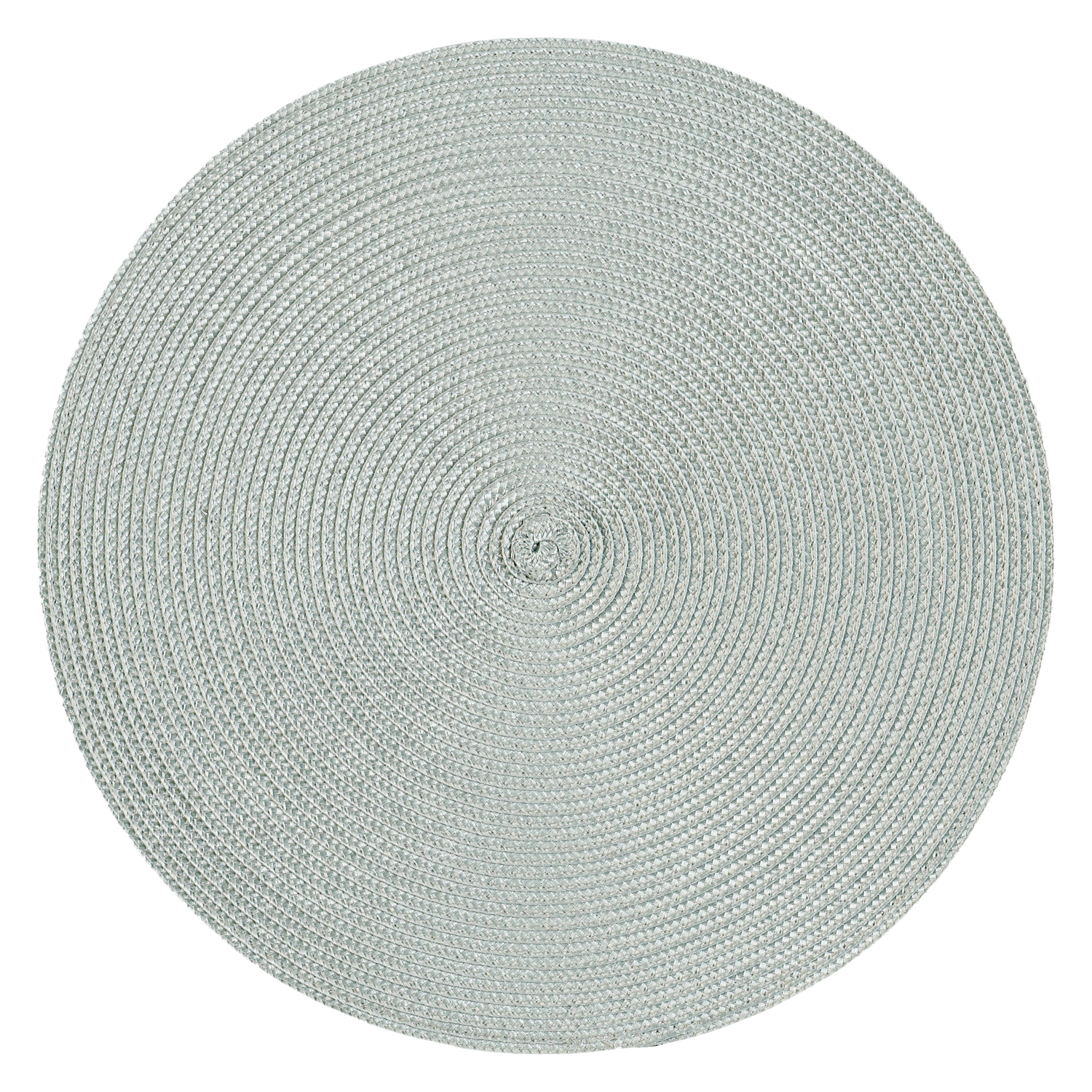 Tischset Polypro rund - Farbe silbergrau