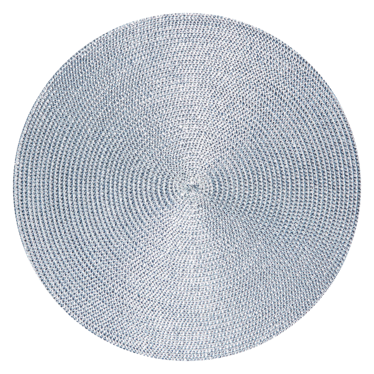 Tischset Polypro rund - Farbe silber glänzend