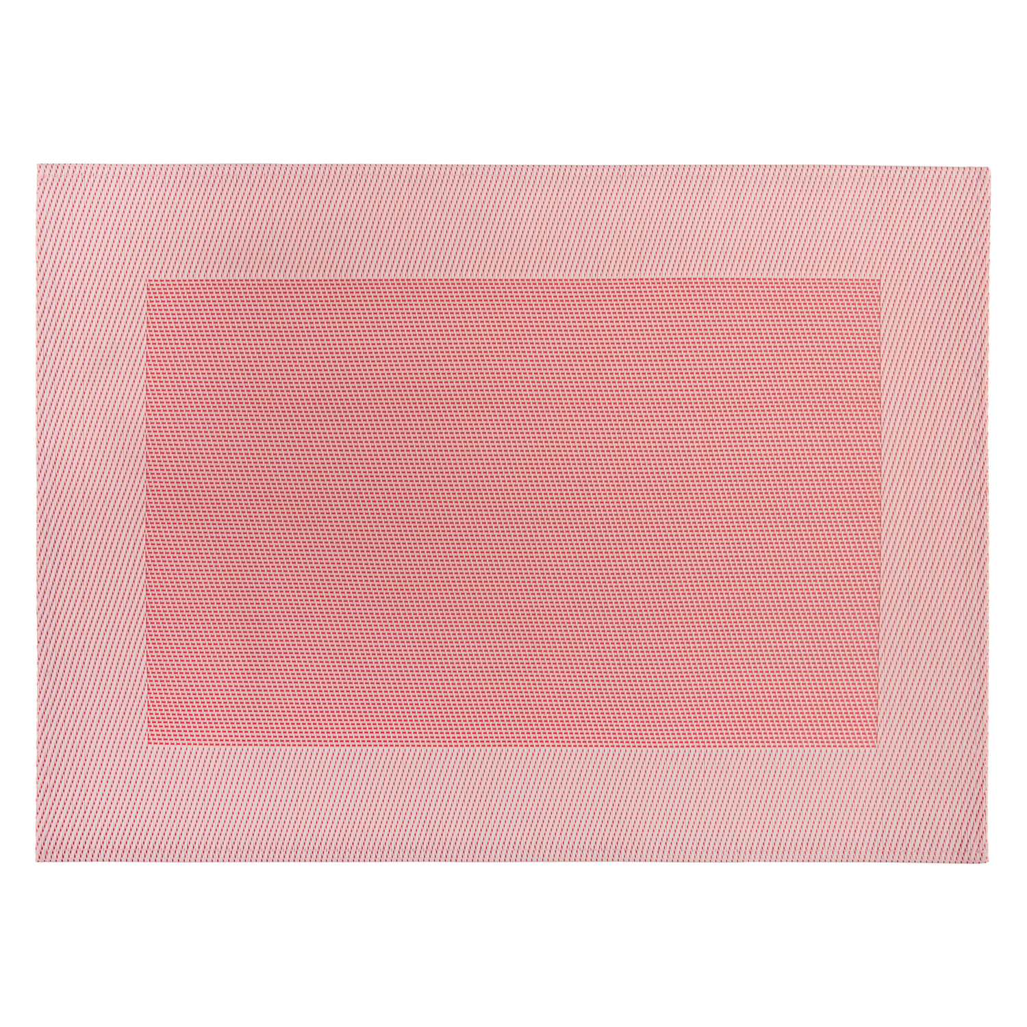 edles & abwischbares Tischset "Cadre" mit umgenähten Rand - Farbe rosa