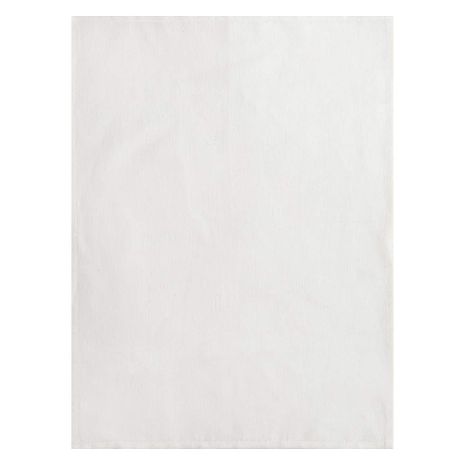 Geschirrtuch Halbleinen uni weiss