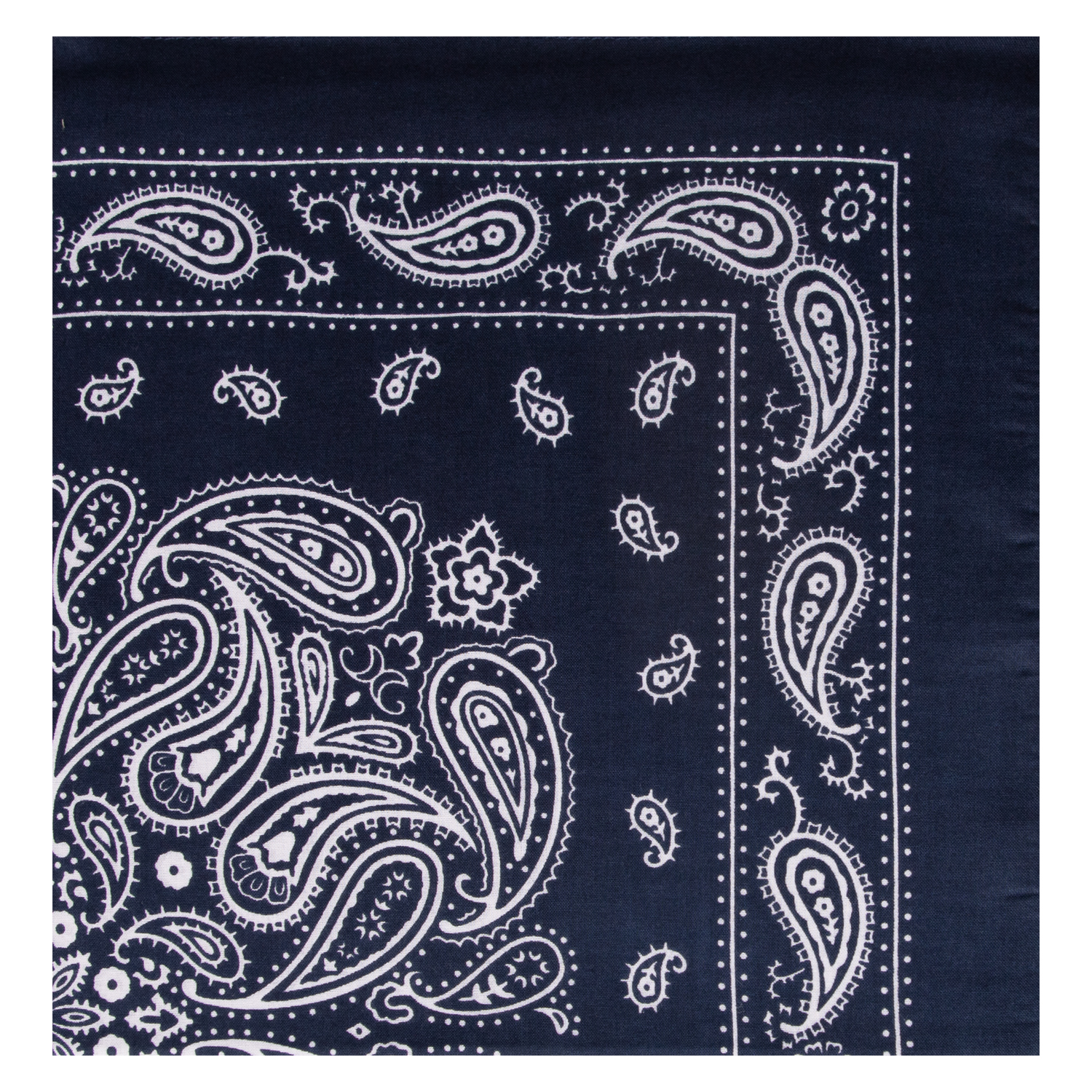 Nickytuch mit Paisleymuster - Farbe marine