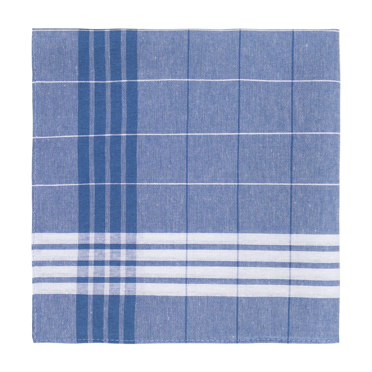 klassische Arbeitstaschentücher aus Baumwolle für Herren im 7er Set, sortiert in den Farben blau, braun & grün - Stuco - 