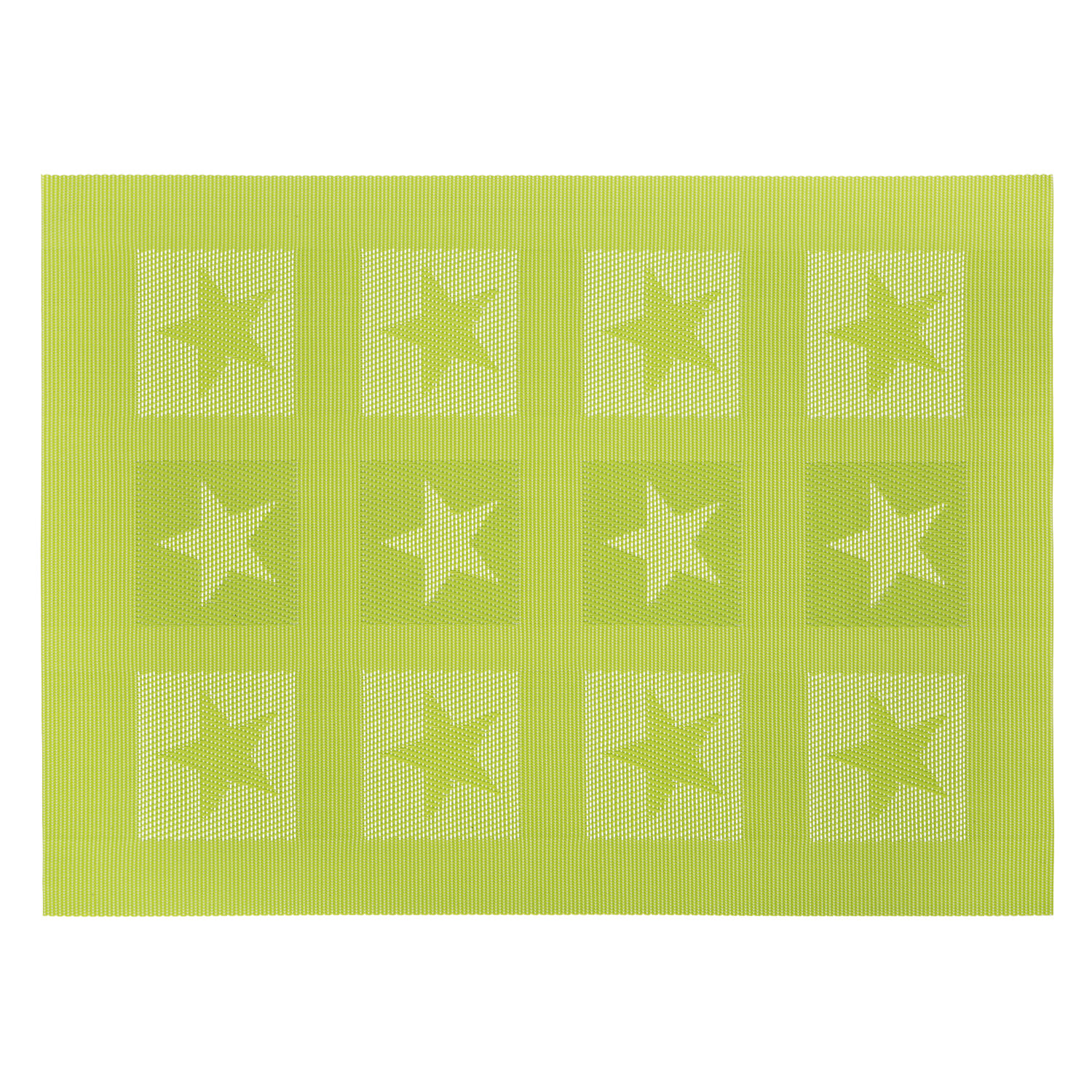 Tischset Star - Farbe anis