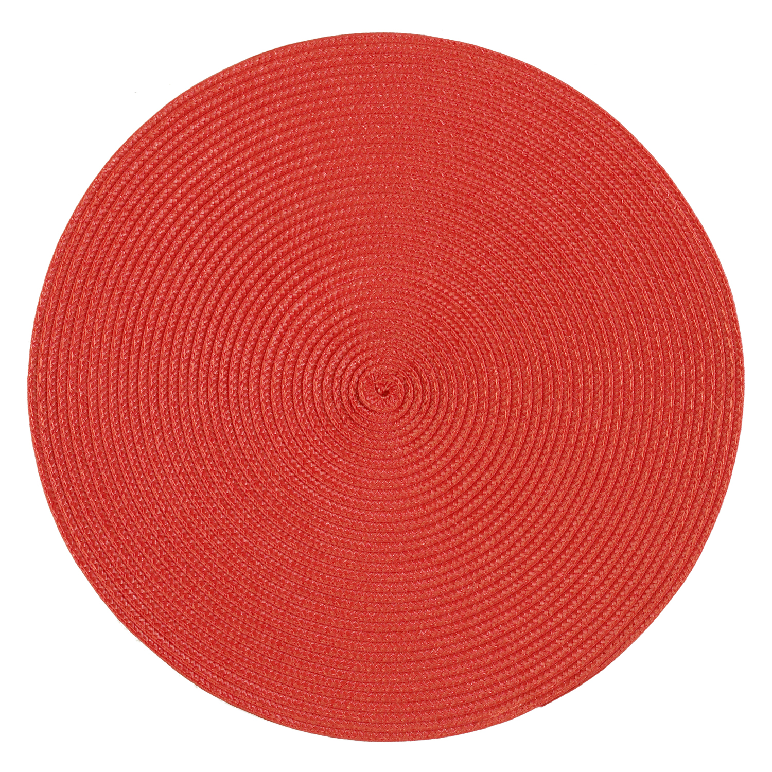 Tischset Polypro rund - Farbe rot