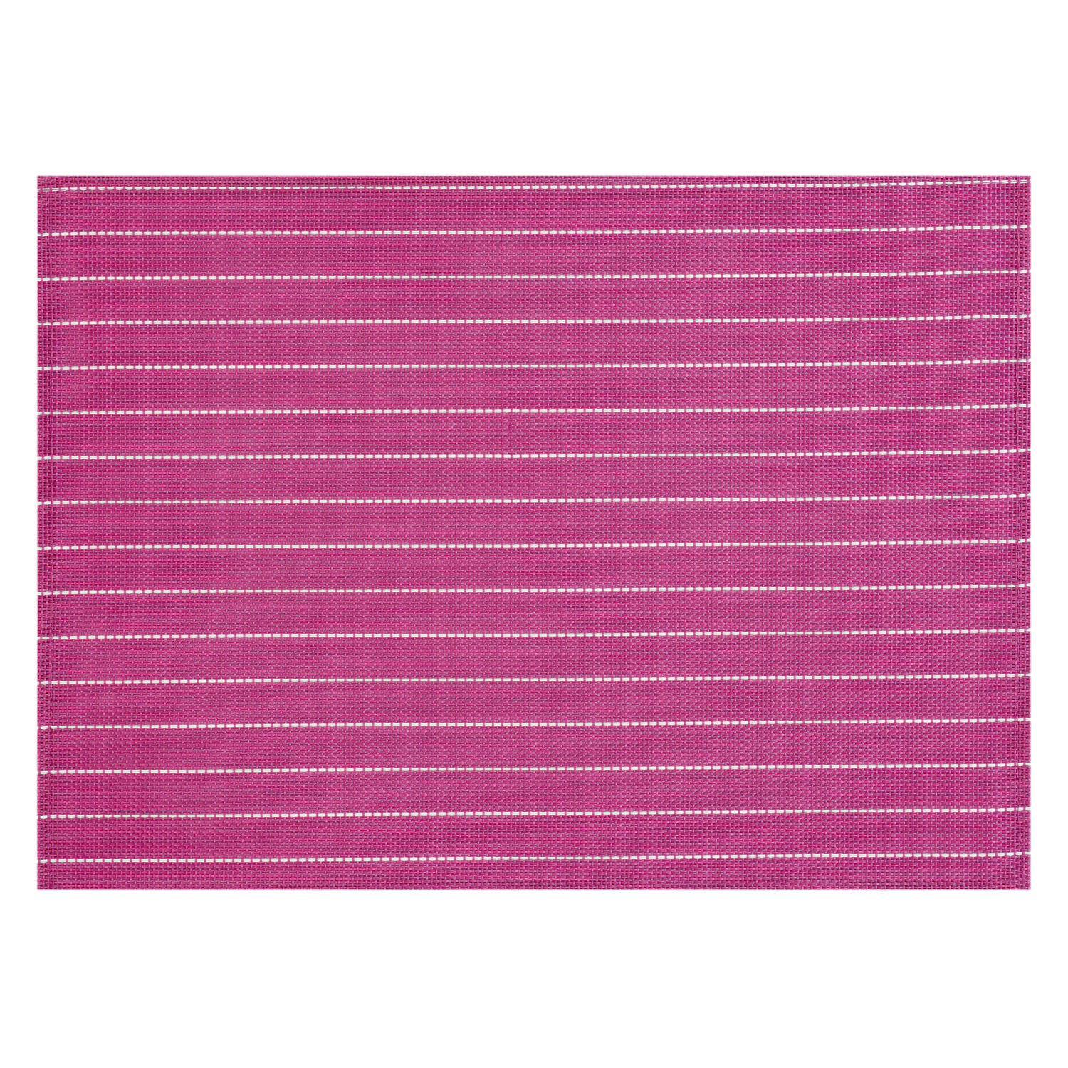 Tischset Stripes - Farbe purpur