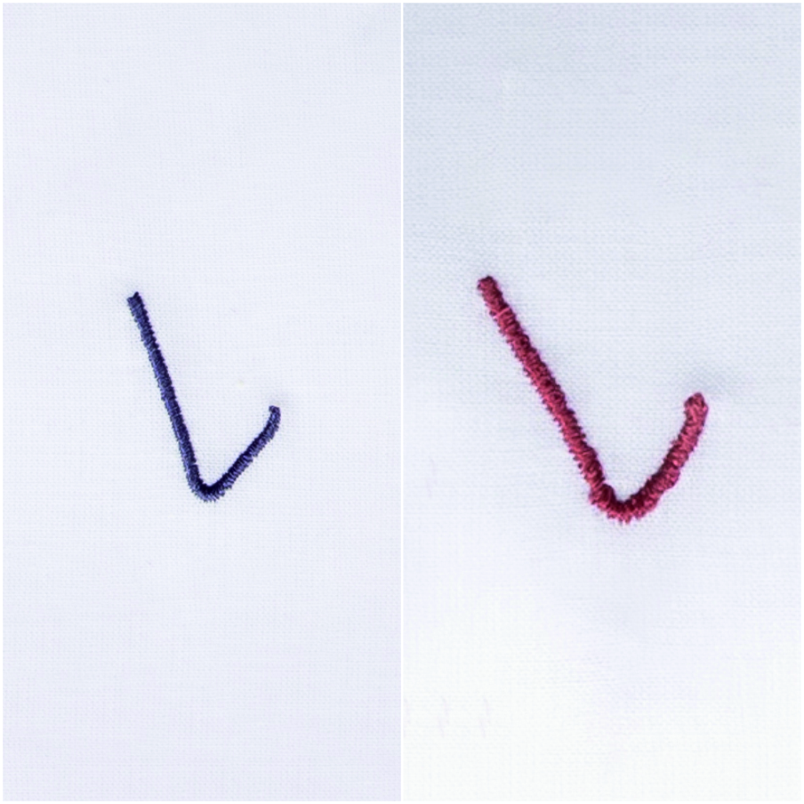 3 Stck Herren Stofftaschentücher mit Monogramm bestickt - mit farbigem Rand und Satinstreifen 100% Baumwolle 3 Stck Herren Stofftaschentücher mit Monogramm bestickt - mit farbigem Rand und Satinstreifen 100% Baumwolle