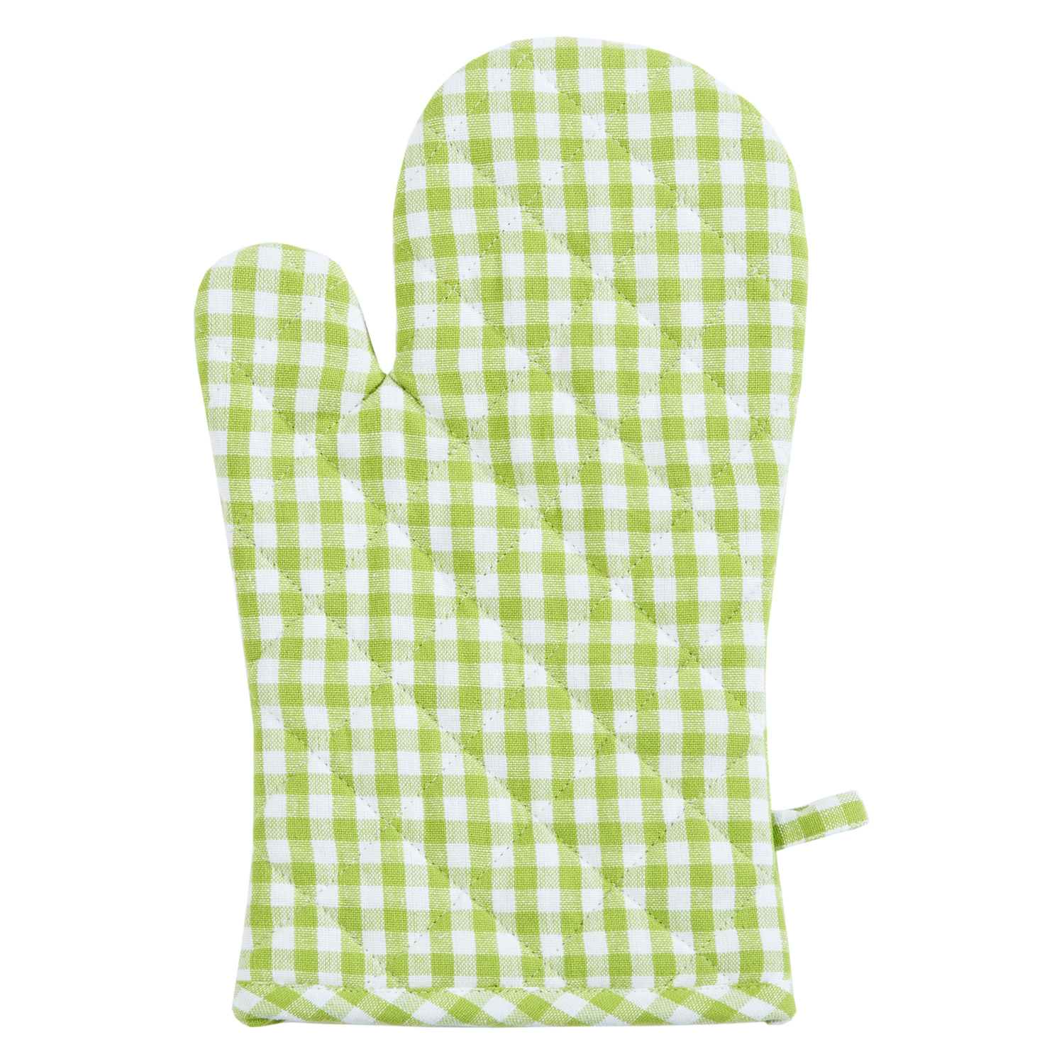 Ofenhandschuh (PSA) vichy - Farbe anis