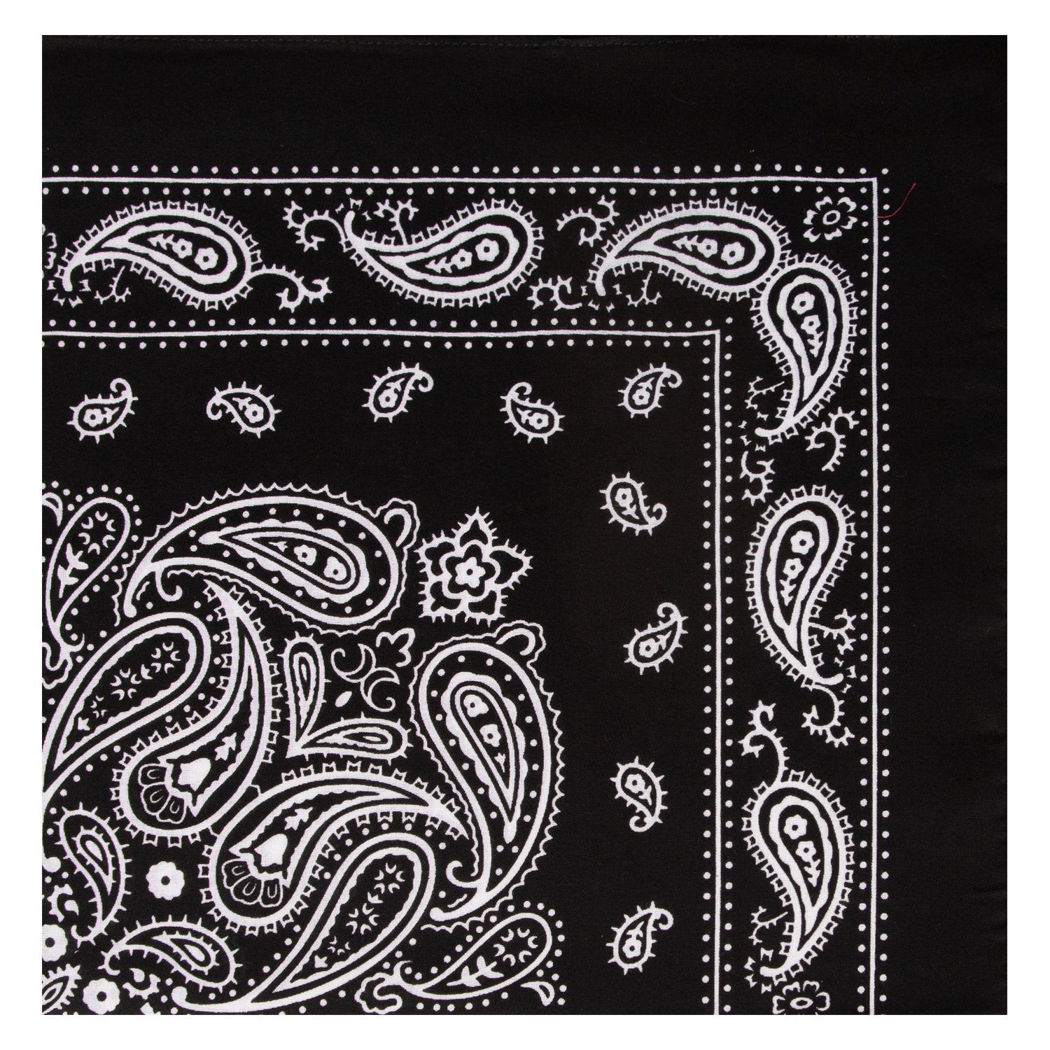 Nickytuch mit Paisleymuster - Farbe schwarz