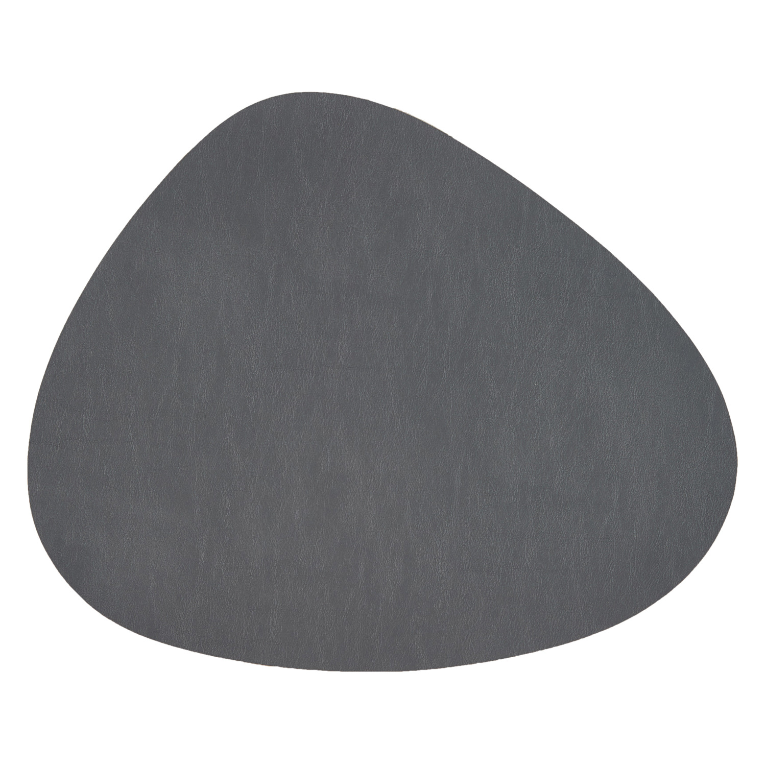 6er Pack antibakterielle Glasuntersetzer "Kaja Stone Shape" in moderner Steinform - Farbe anthrazit