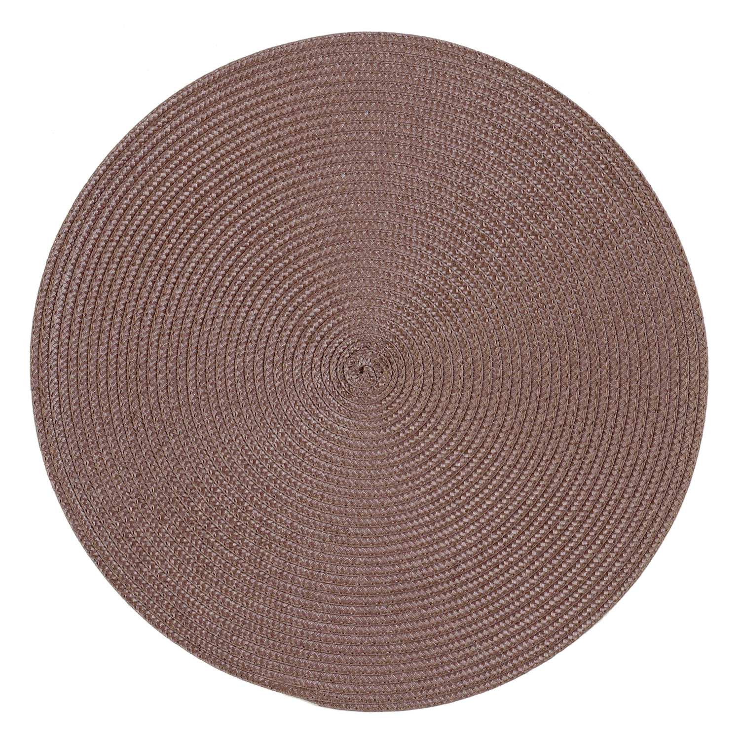 Tischset Polypro rund - Farbe schoko