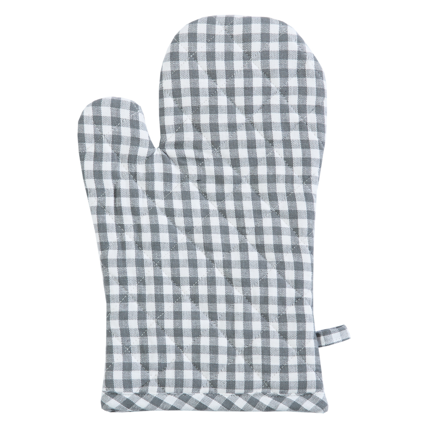 Ofenhandschuh (PSA) vichy - Farbe grau