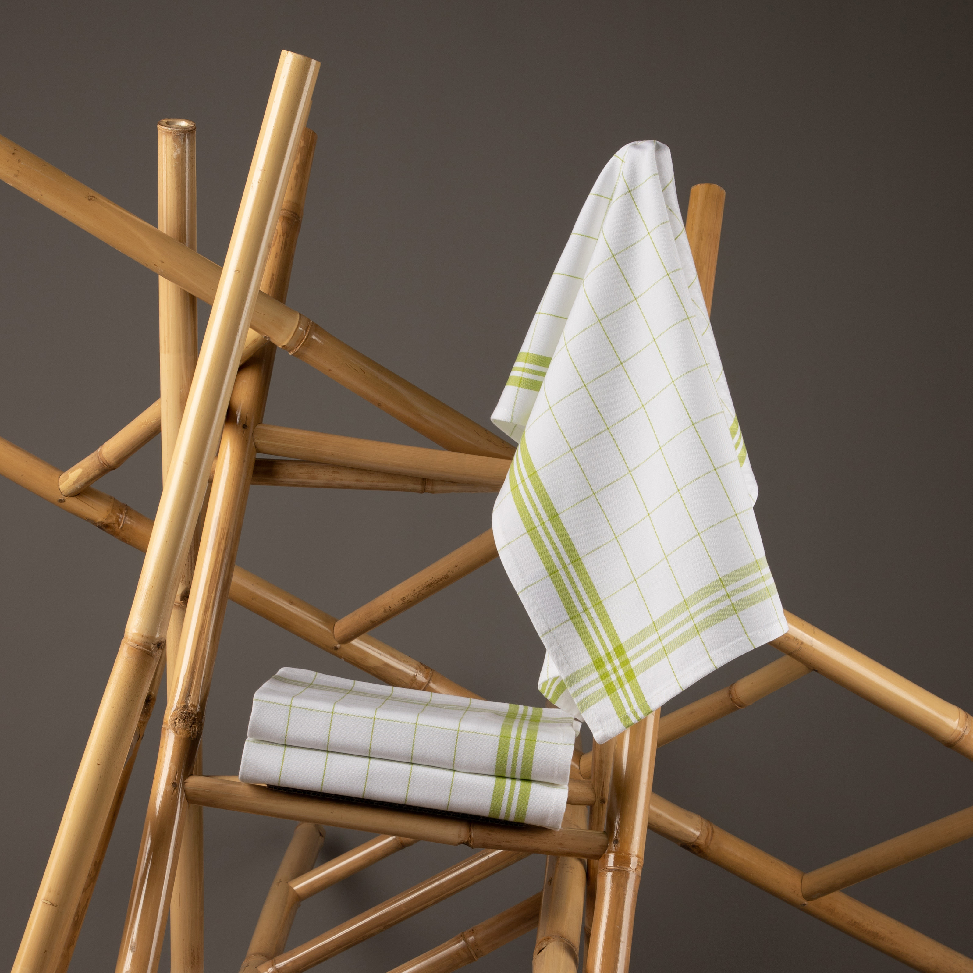 Bambus Geschirrtcher 50 x 70 cm - Farbe anis
