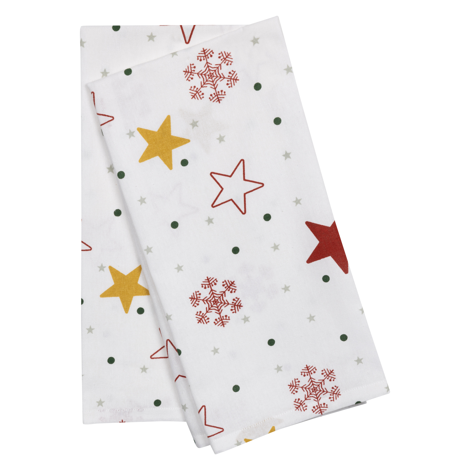Wintertime Geschirrtücher aus Baumwolle im 2er Pack, Öko-Tex zertifiziert - Stuco - X-Mas Edition Wintertime