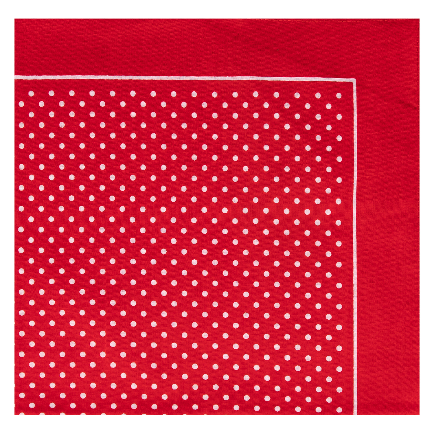 Nickytuch mit Punkten - Farbe rot