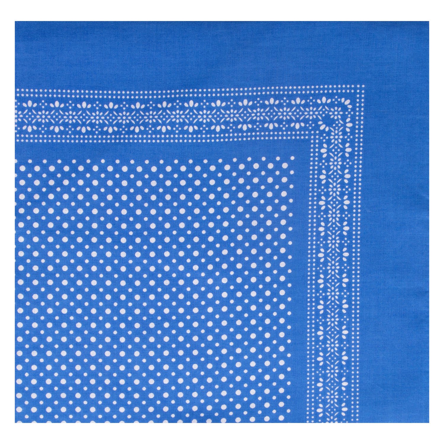 Nickytuch mit Pünktchen - Farbe hellblau