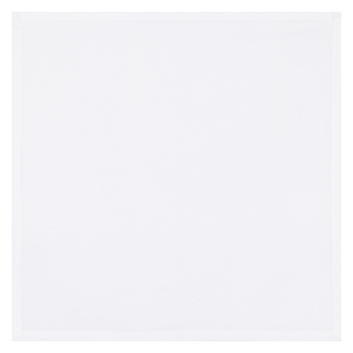 Stoffserviette  - Farbe uni weiss 
